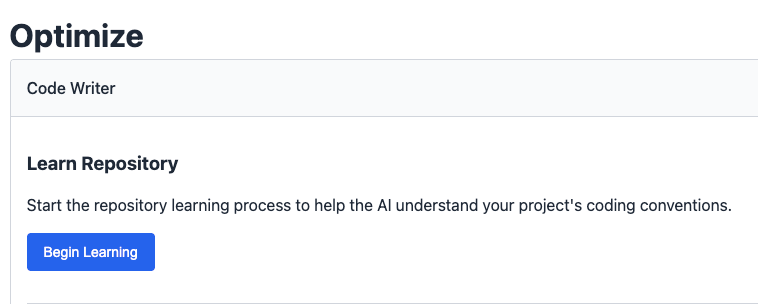 Screenshot of Bridge's Learn Repository feature
