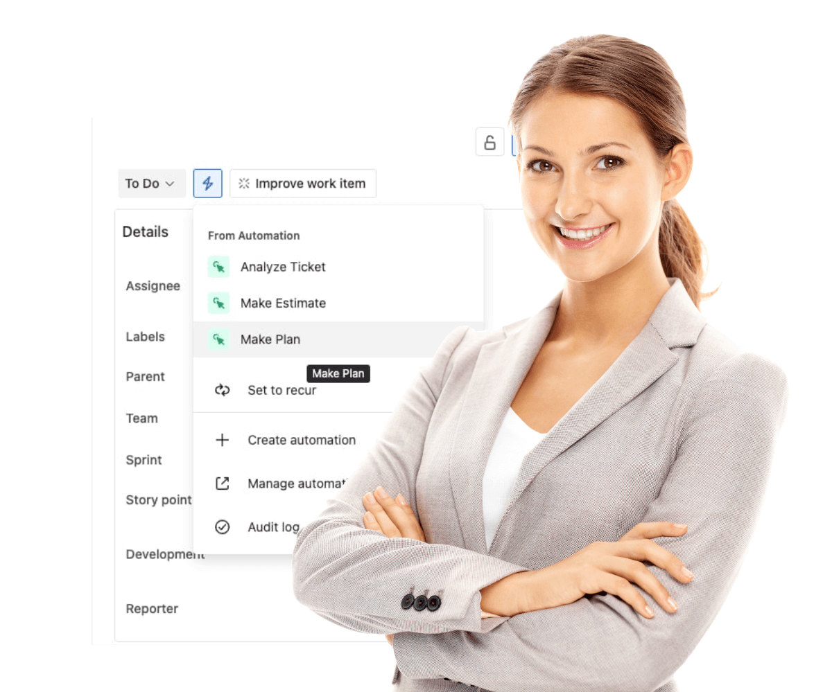 Image of a happy woman